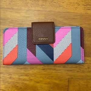 NWT Leather Fossil Wallet